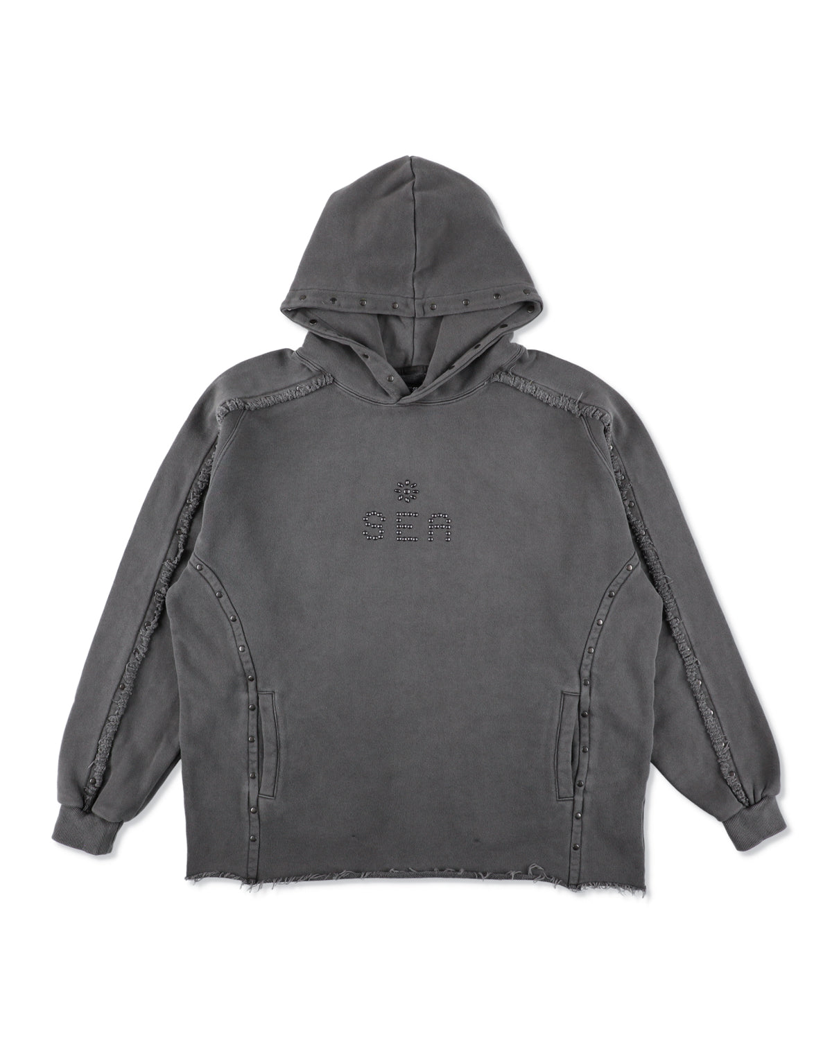 The Rolling Stones x WDS Studs＆Rhine Stones Logo Hooded