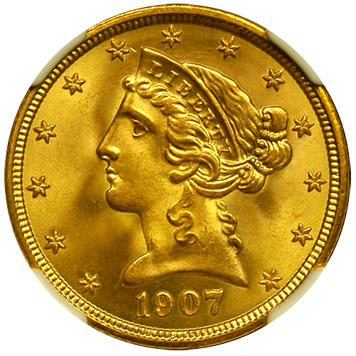 $5 Liberty Gold Coin NGC/PCGS MS-62 | Austin Rare Coins