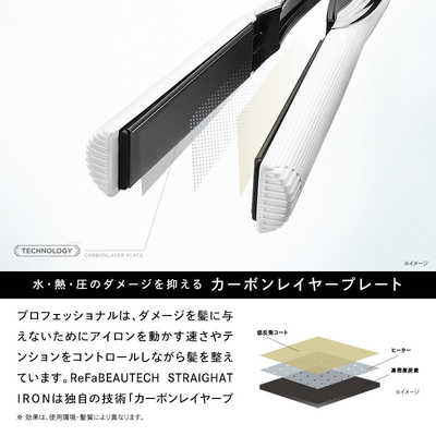 MTG 【アウトレット】ストレートアイロン ReFa BEAUTECH STRAIGHT IRON