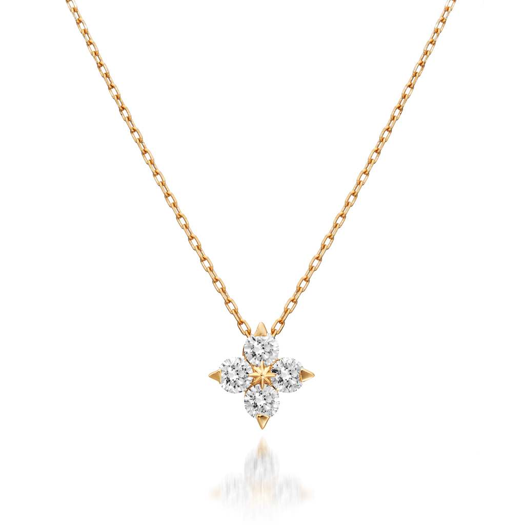 BRIGHTEST STAR DIAMOND NECKLACE(MS)(2ZN2478)K18 ネックレス｜スター
