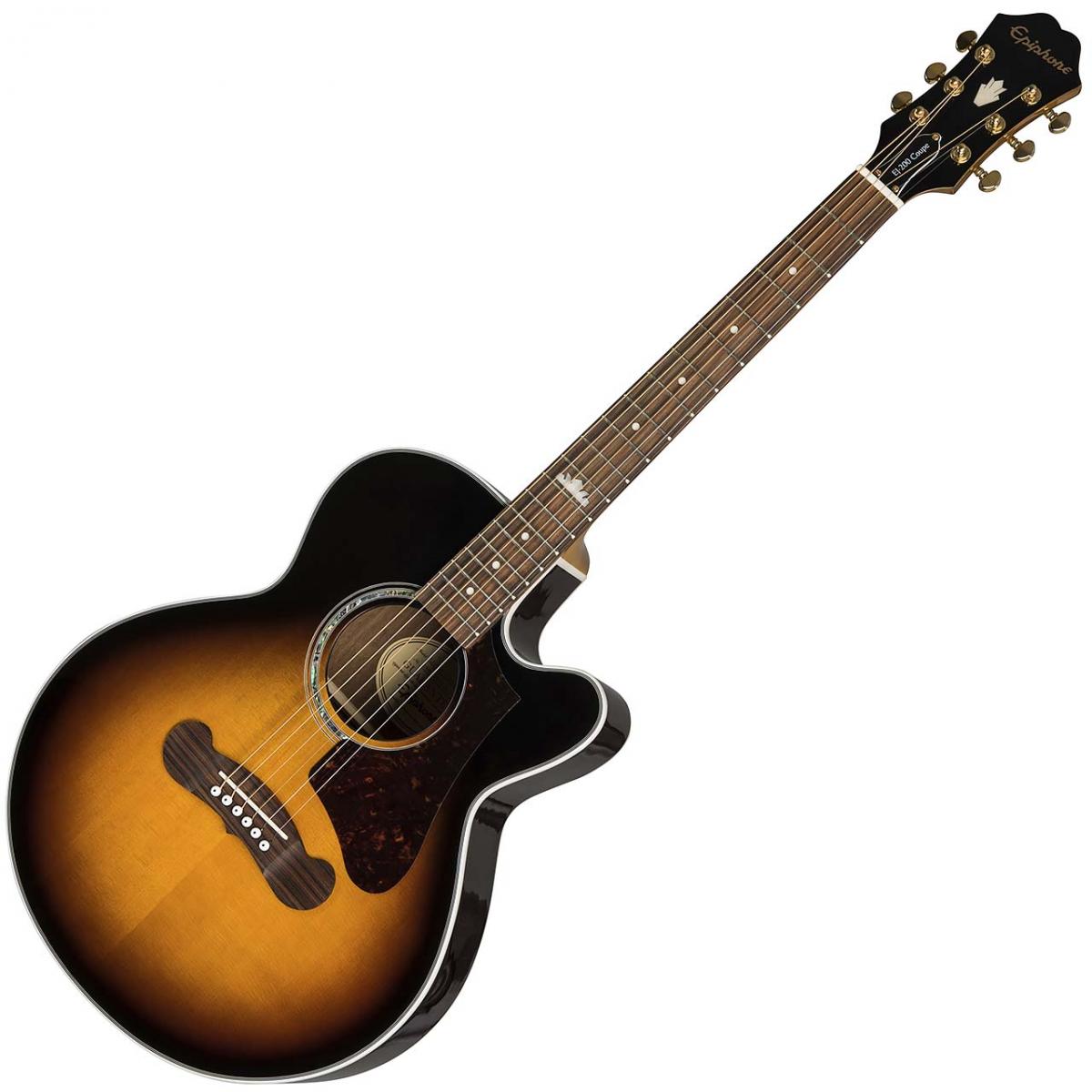 美品！Epiphone EJ-200SCE エレアコ ステレオ出力可 トップ単板 Epiphone（エピフォン） Epiphone EJ-200SCE スタート 初心者 エレアコ