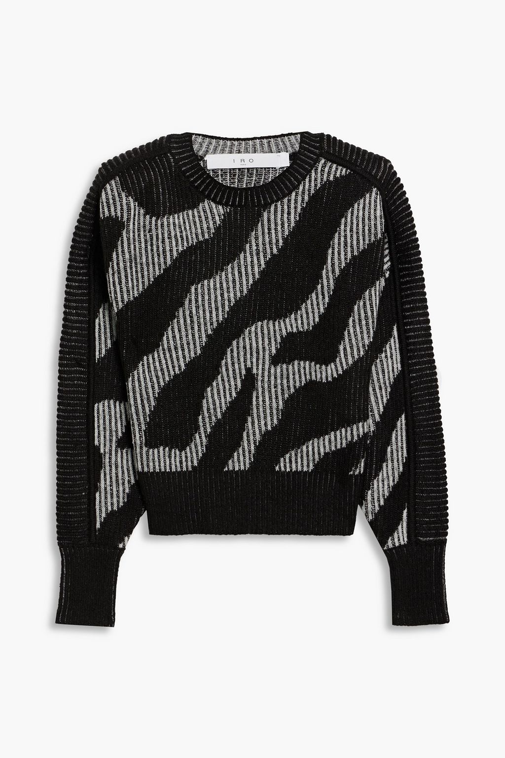 IRO Voryta ribbed jacquard-knit sweater | THE OUTNET