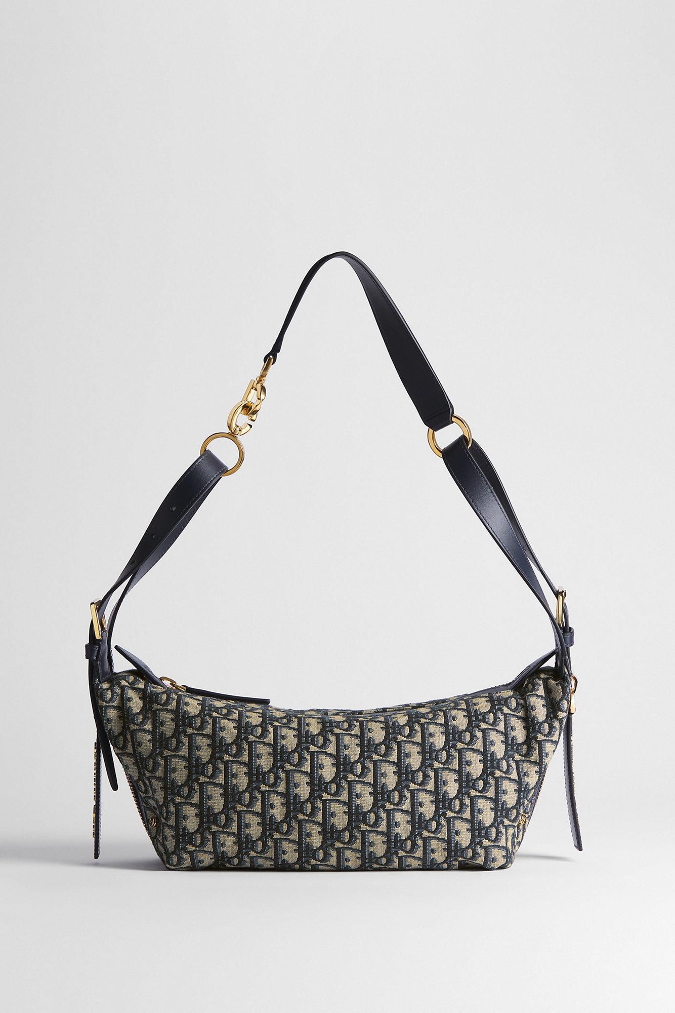 Small D-Journey Bag Blue Dior Oblique Jacquard | DIOR