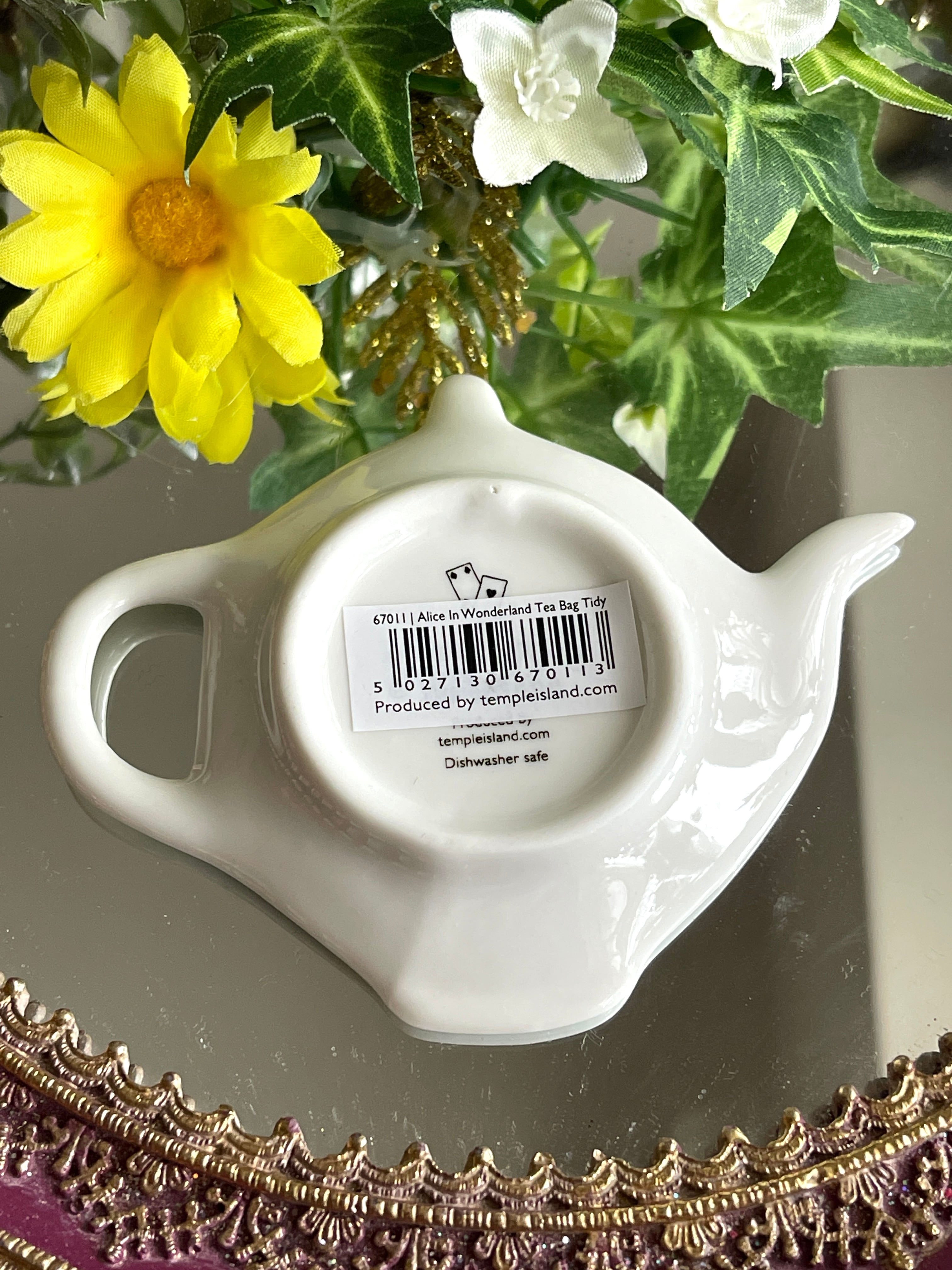 ◇ティーバッグトレイ◇お茶会◇アリス◇陶器◇◇英国◇◇◇ | Merry