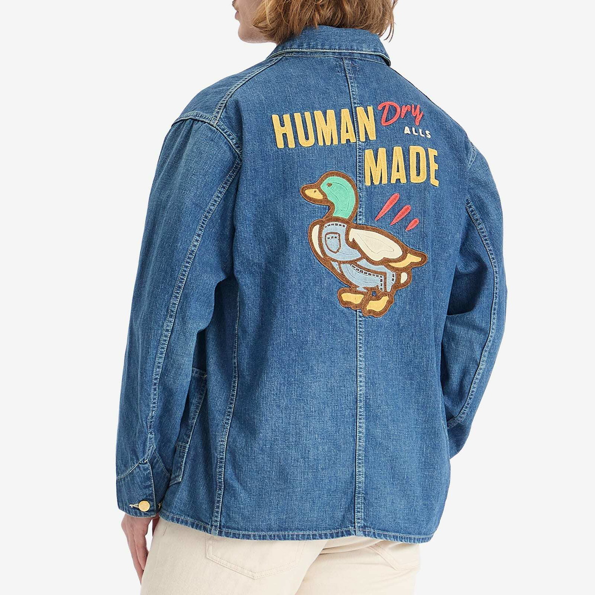 Human Made Men's Denim Future Coverall Jacket in Indigo Human Made