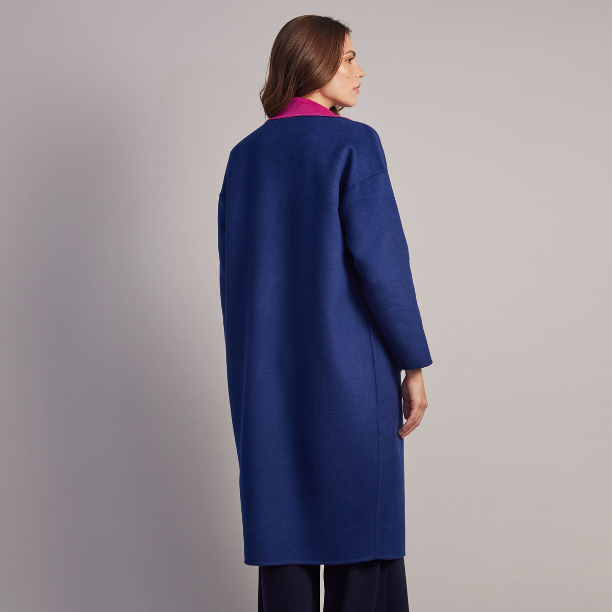 Chameleon Reversible Coat - Navy | Kilkenny Design
