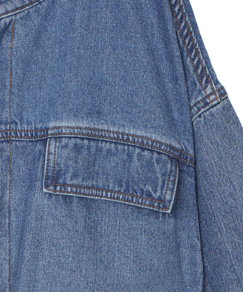 Ameri（アメリ）の「DENIM WORK LONG COAT（デニムジャケット）」 - WEAR