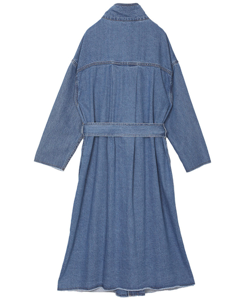 Ameri（アメリ）の「DENIM WORK LONG COAT（デニムジャケット）」 - WEAR