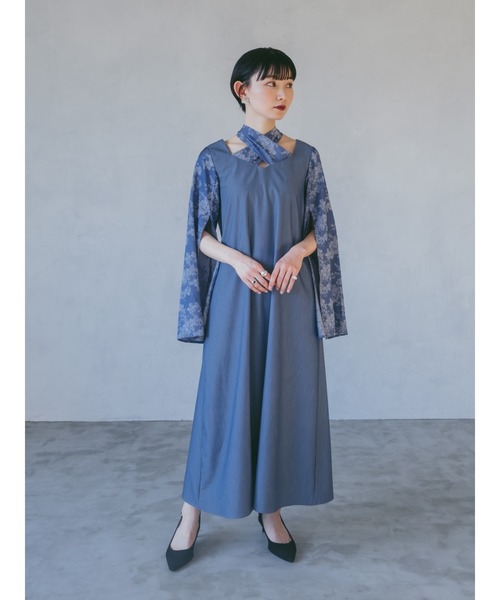 sahara（サハラ）の「【限定販売】Cross Neck Dress（ワンピース