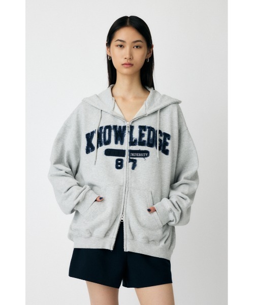 新色：キナリ】COLLEGIATE ZIP フ―ディ（スウェット）｜MOUSSY