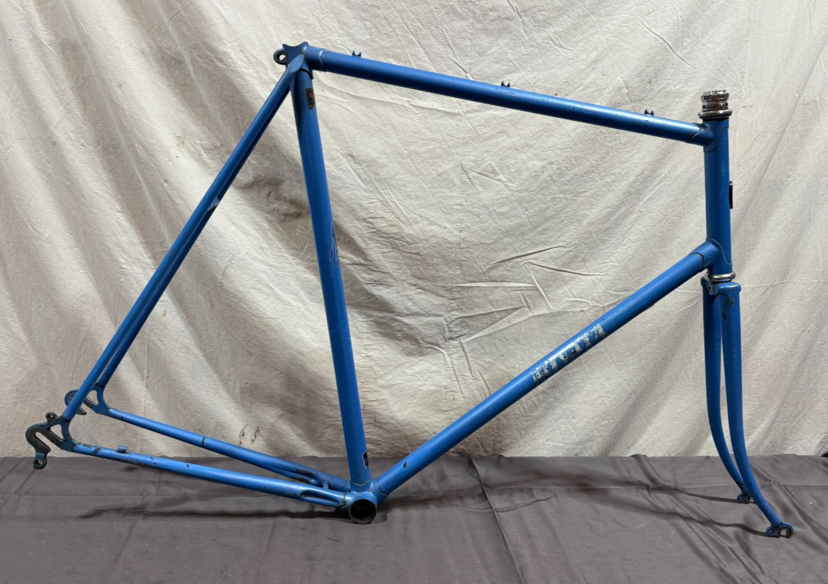 Vintage Miyata 62cm C-C Lugged CrMo Road Bike Frame/Fork Headset