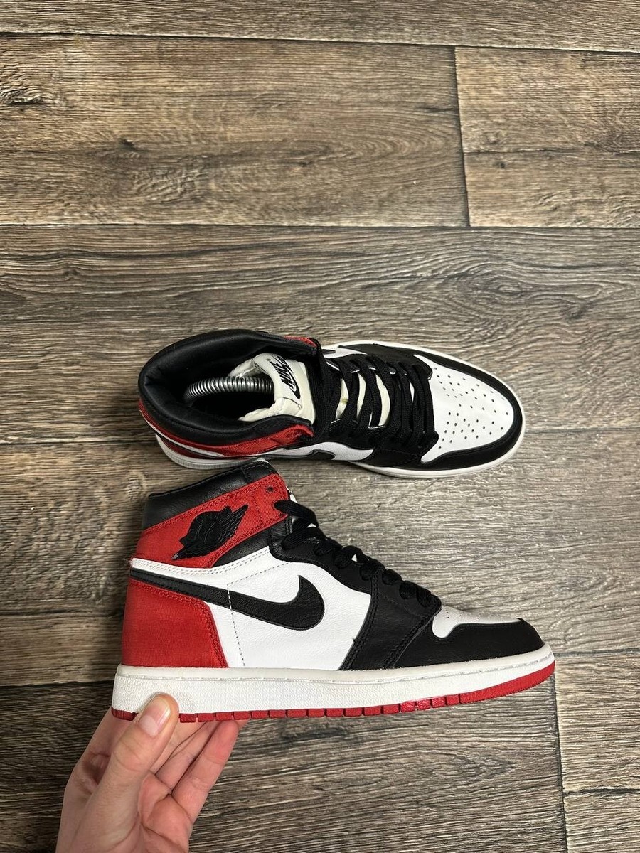 Nike Air Jordan 1 High OG Satin Black Toe CD0461-016 women 2019