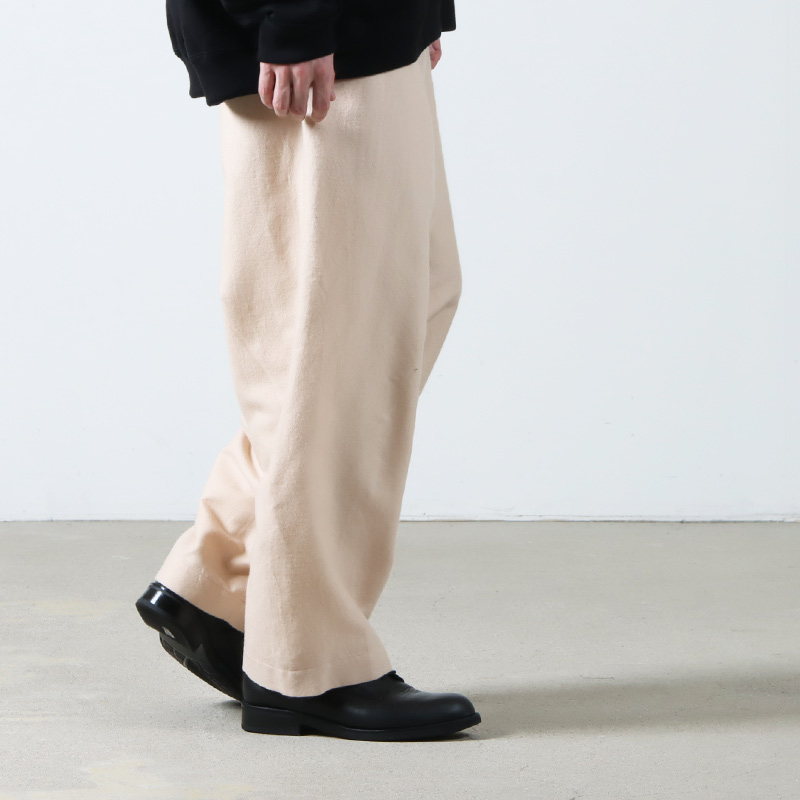 blurhms (ブラームス) Wool Napping Side Seamless 4P Pants / ウール