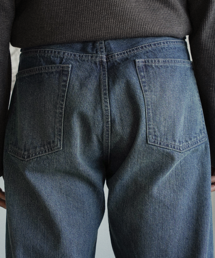 shiun(シウン) ONLINE STORE / STRAIGHT SLUB DENIM PANTS
