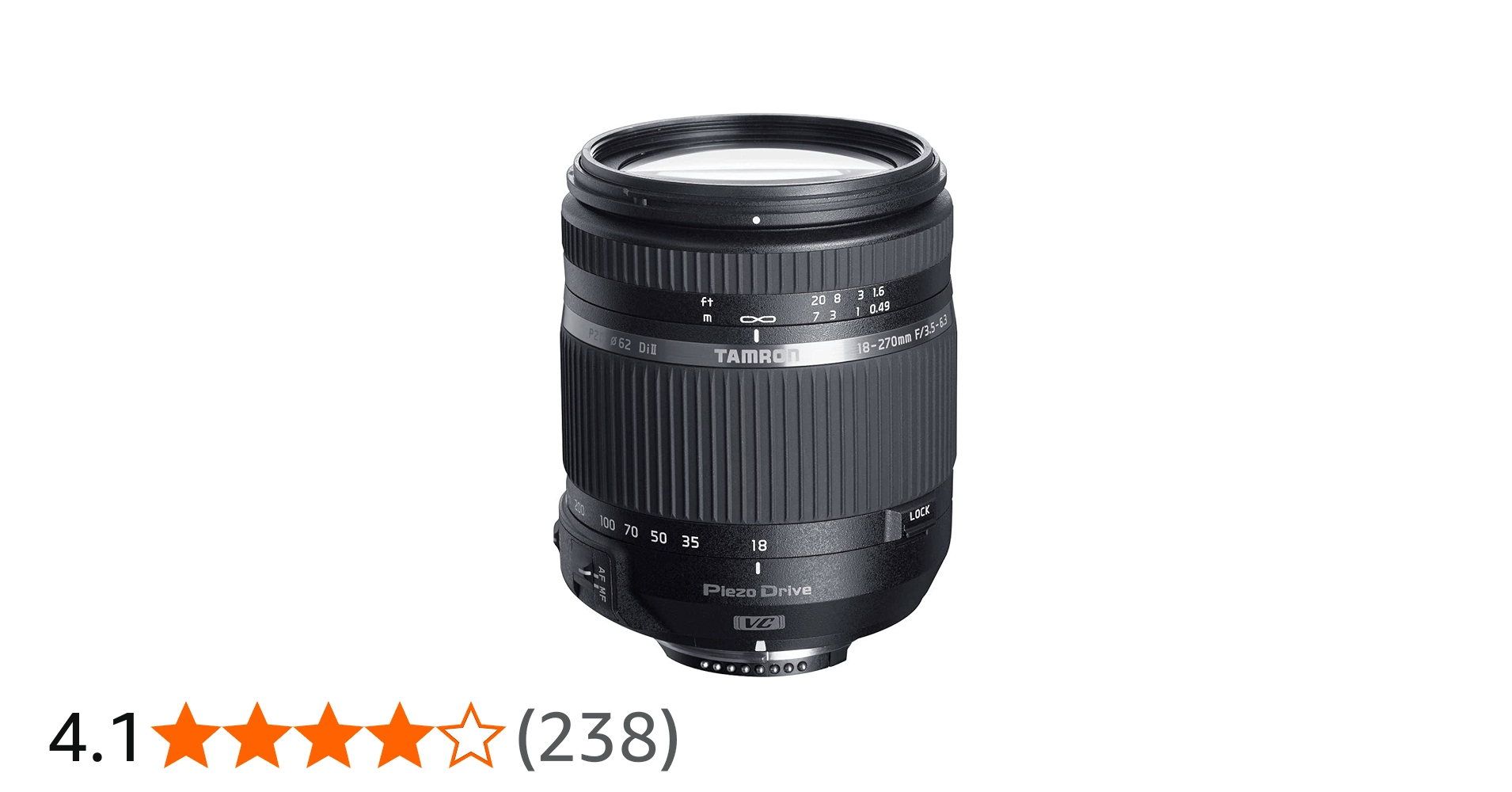Amazon.co.jp: TAMRON 高倍率ズームレンズ 18-270mm F3.5-6.3 DiII VC