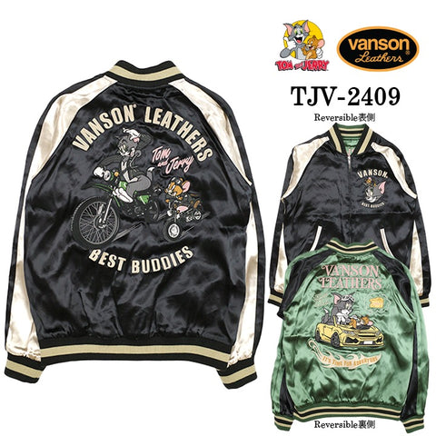 VANSON×TOM&JERRY バンソン トムとジェリー コラボ レーヨン
