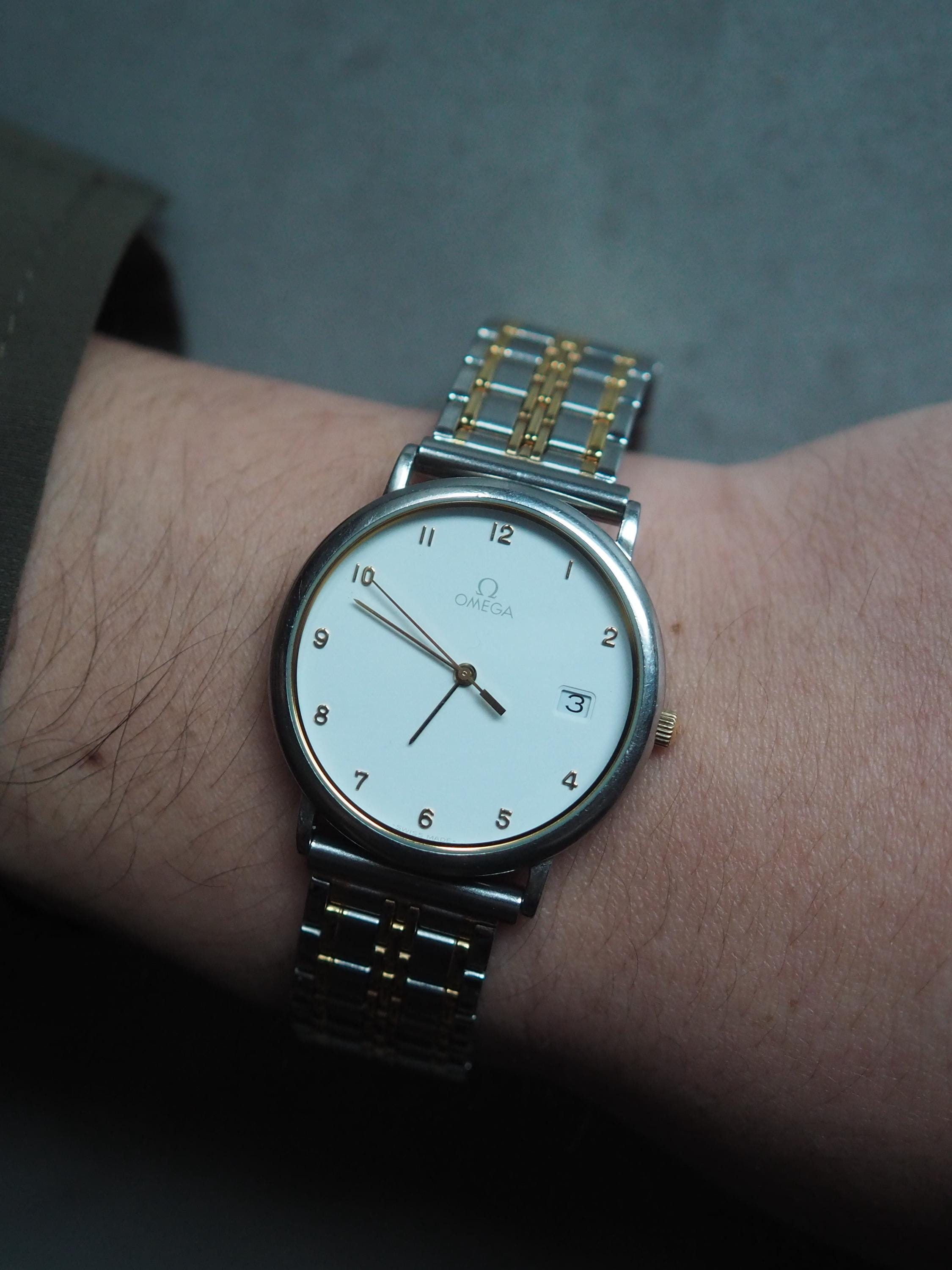 OMEGA オメガ DE VILLE デビル ラウンド ウォッチ 腕時計シルバー
