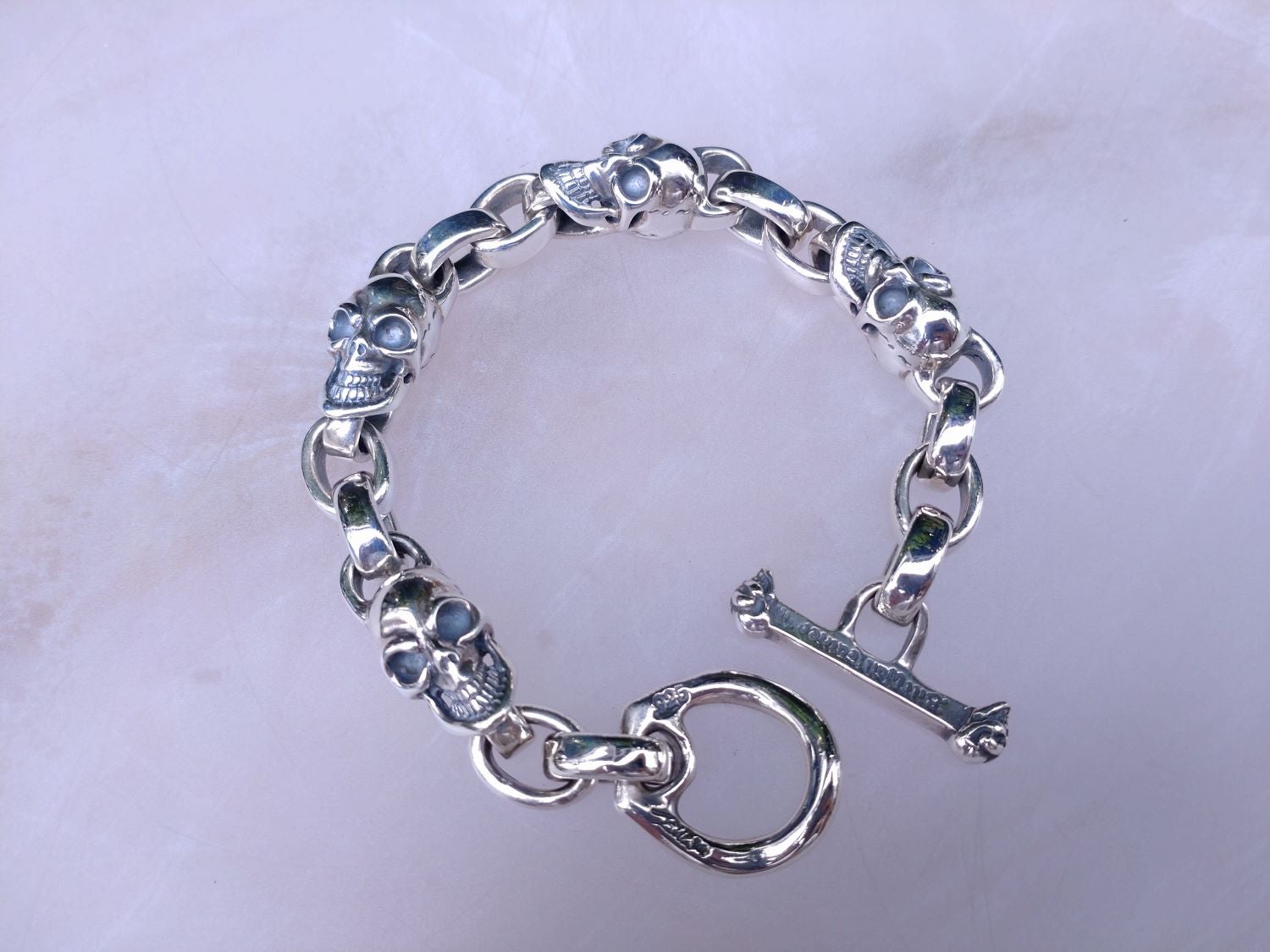 BWL / BWL Vintage Skull w/Chain Bracelet | BILL WALL LEATHER UENO