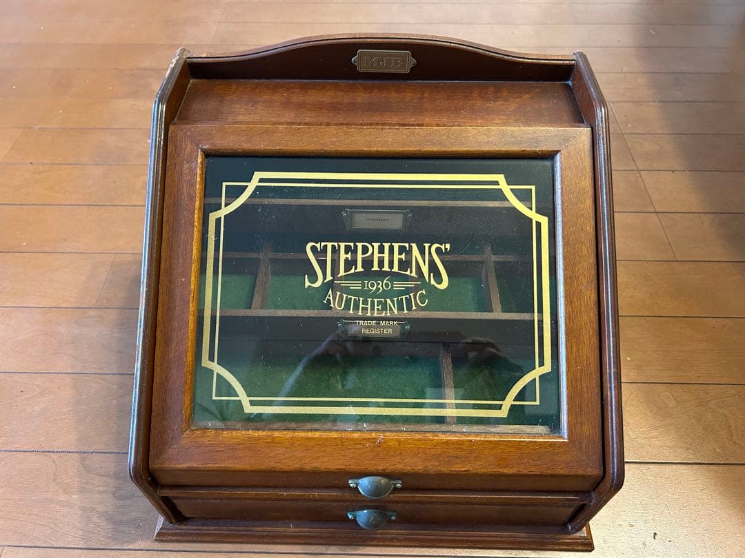 希少アンティーク　STEPHENS 1936 AUTHENTIC 四段重ね STEPHENS'1936 AUTHENTIC アクセサリーケース アンティーク - メルカリ