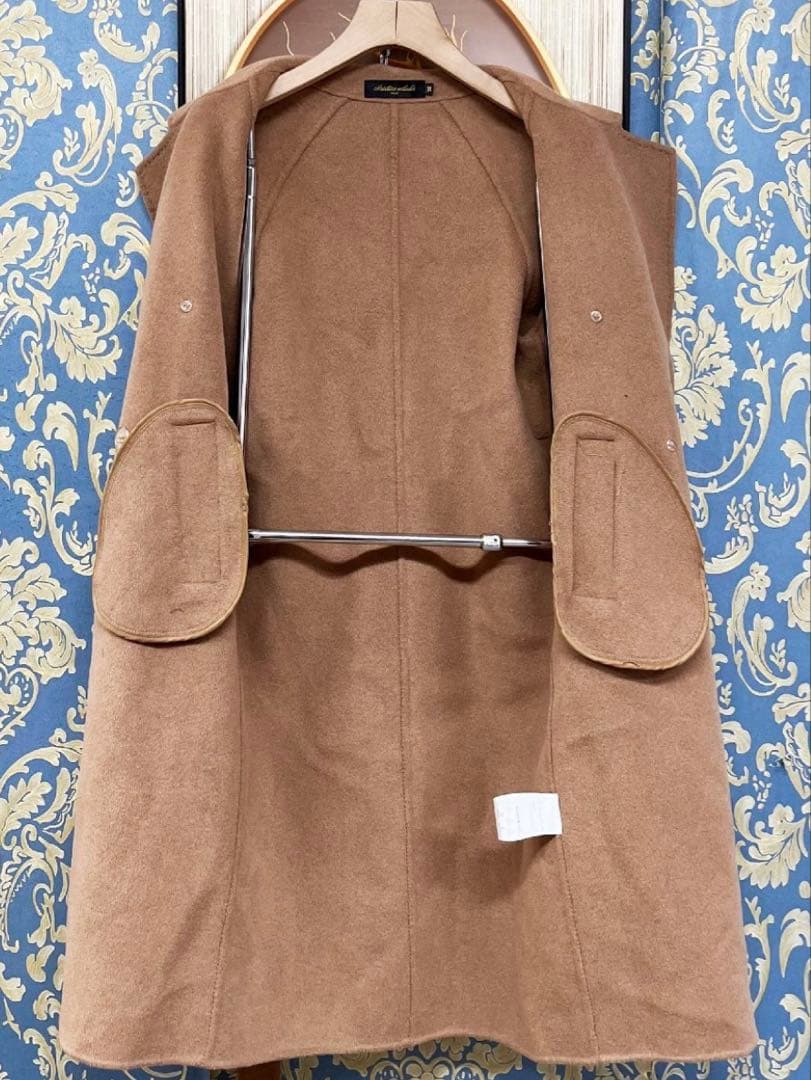 新品Christian milada カシミヤ100％ ロングコート 定価10万 - メルカリ