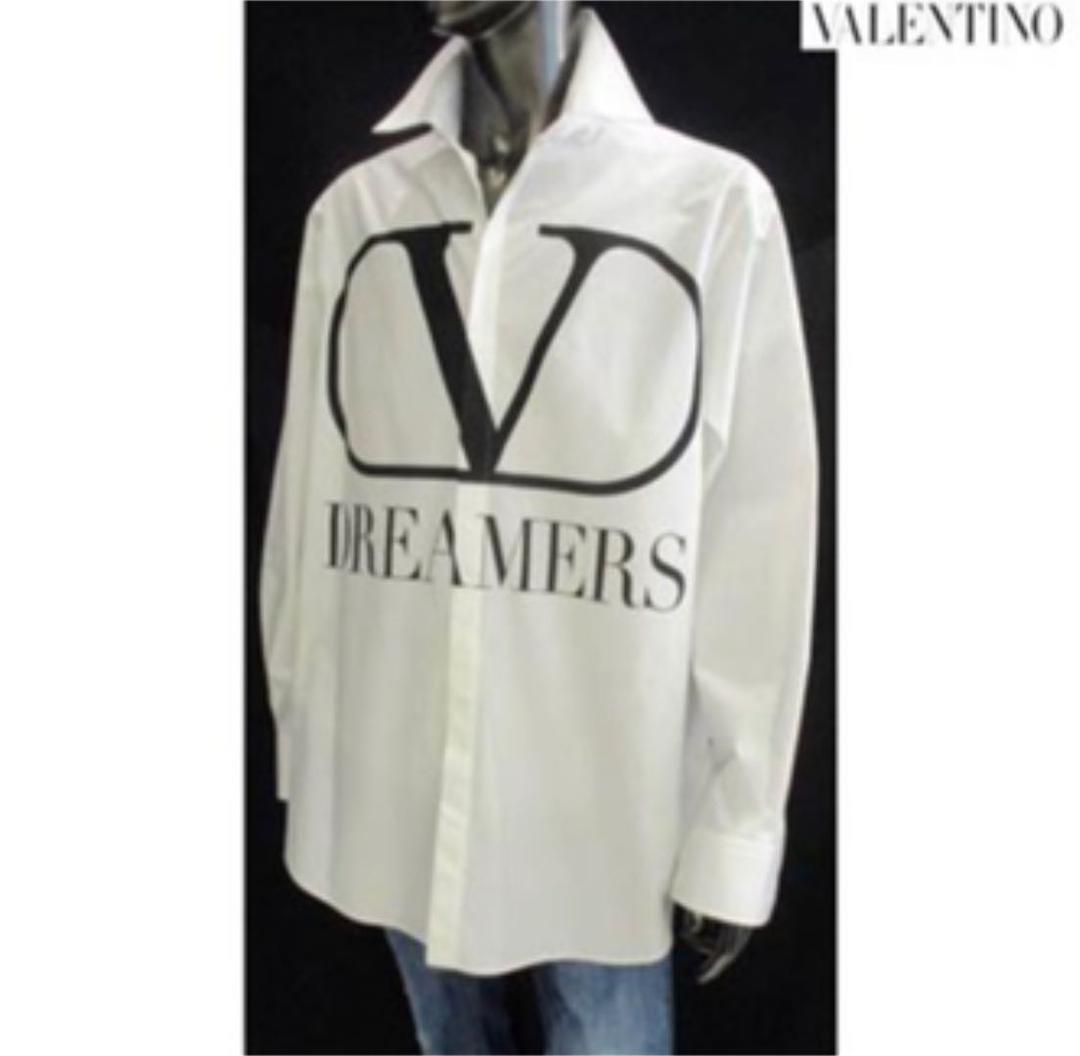 新品】VALENTINO ドリーマーズVロゴプリント 長袖シャツ - メルカリ