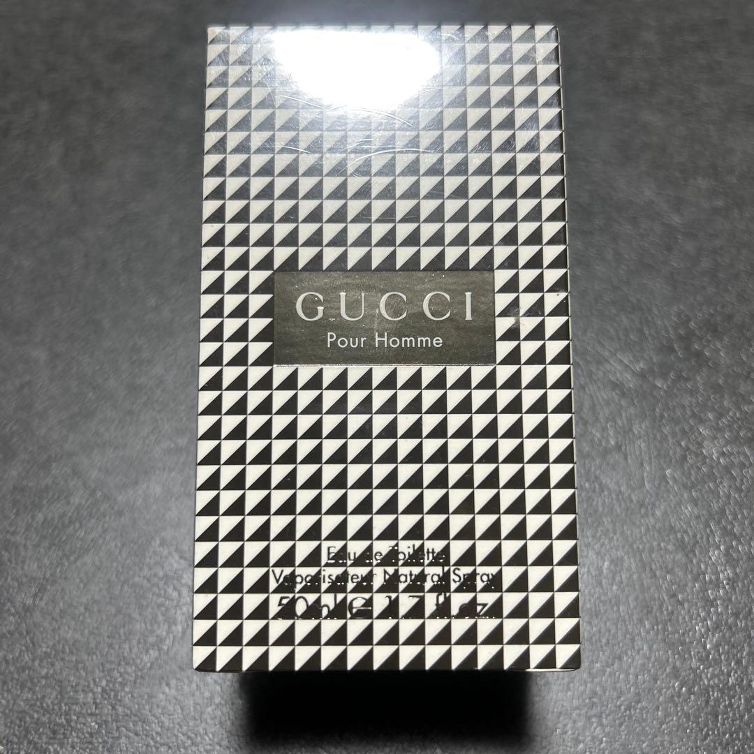 【廃盤 激レア 未使用】 GUCCI グッチ プールオム オードトワレ 香水 GUCCI - 廃盤希少グッチバイグッチプールオムオードトワレ90mlの通販