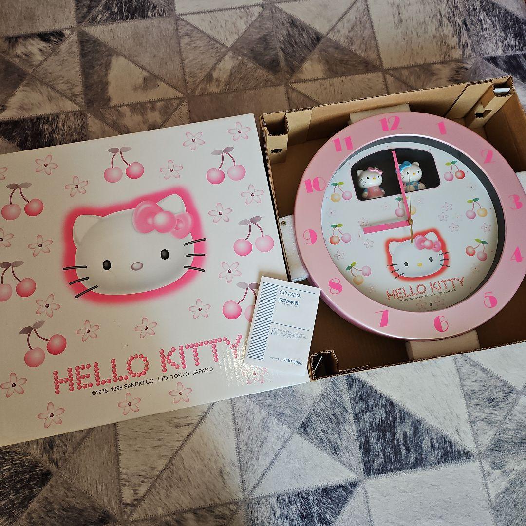箱入り 極美品 HELLOKITTY メロディ からくり掛け時計 CITIZEN 2026年最新】からくり時計 キティの人気アイテム - メルカリ