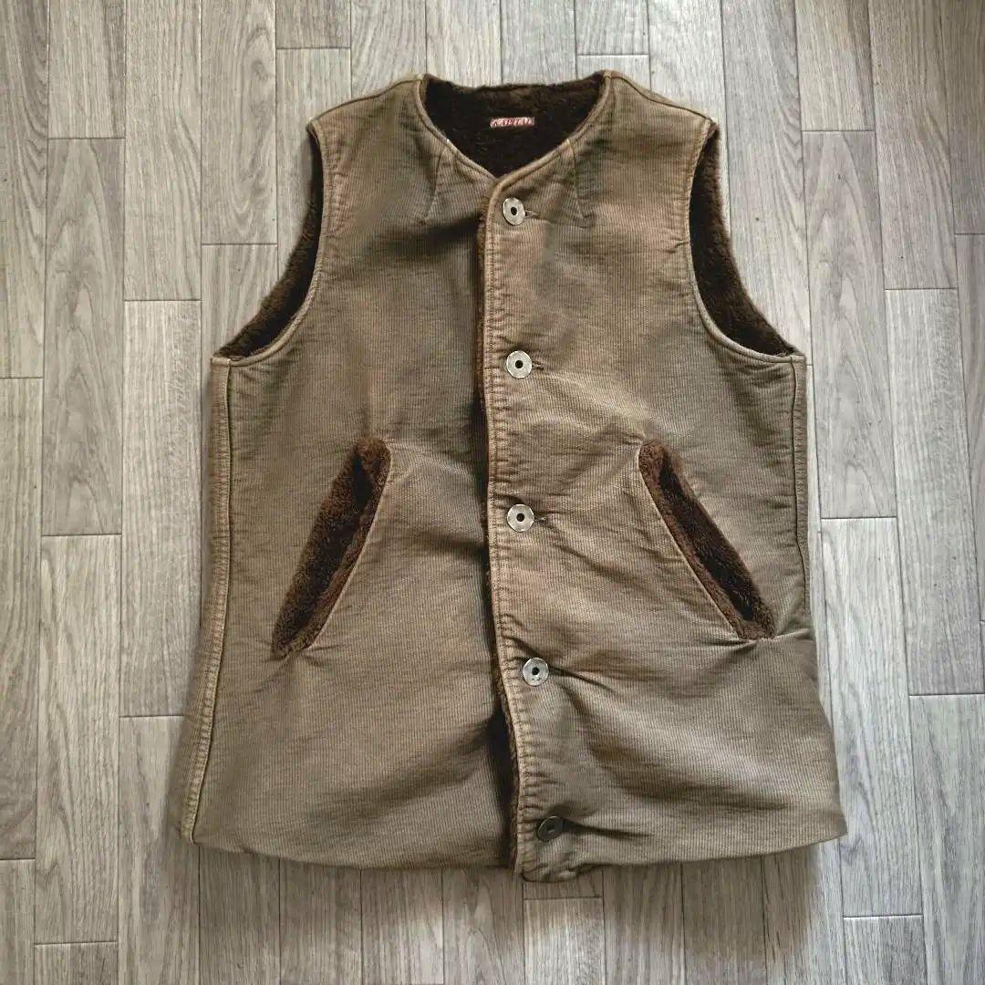 希少 KAPITAL 完売品 細コーデュロイ ボアベスト シンチバック 希少 KAPITAL 完売品 細コーデュロイ ボアベスト シンチバック - メルカリ