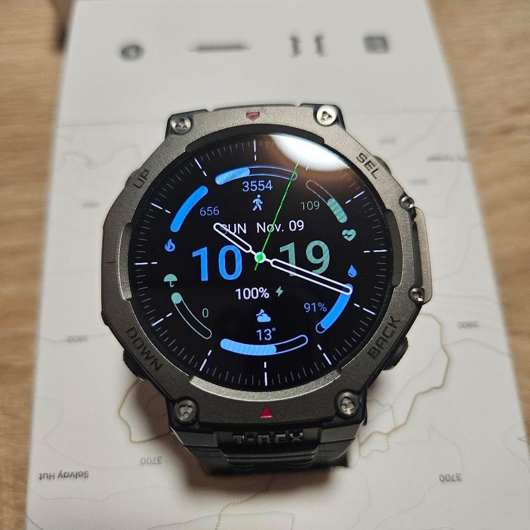 amazfit T-Rex 3 ブラック (おまけ付き) Amazfit T-Rex 3 48mm