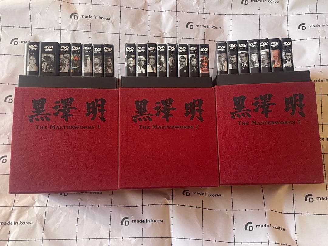 黒澤明 The Masterworks DVD-BOX 3巻セット　全22本 黒澤明 The Masterworks DVD-BOX 3巻セット 全22本 黒澤明 The