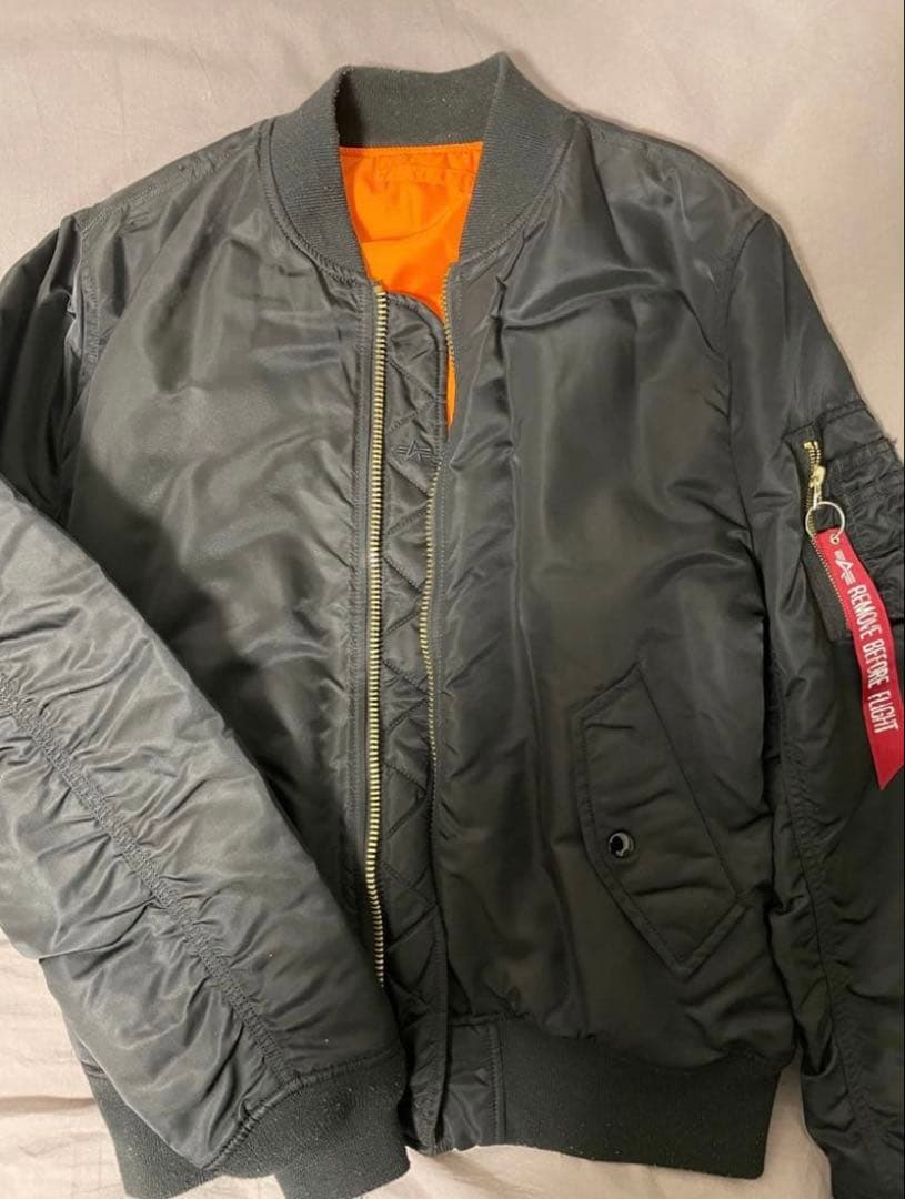 ［アルファ インダストリーズ] MA-1スリムフィットフライトジャケット アルファ インダストリーズ ALPHA INDUSTRIES MA-1 スリムフィット