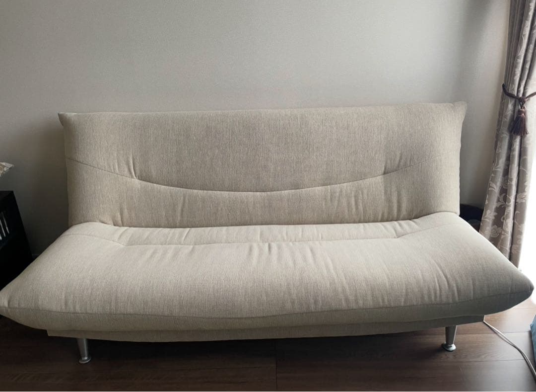 ソファ ソファベッド 大塚家具 エスポワール 白 195cm幅